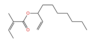 1-Decen-3-yl (Z)-2-methyl-2-butenoate